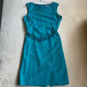 Classiques ENTIER turquoise blue sheath dress - Size 10